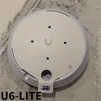 Ubiquiti UniFi U6 - Side View